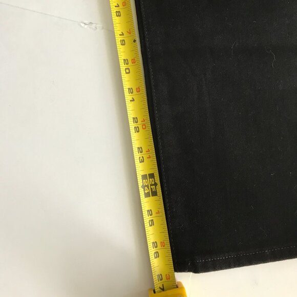 J Crew Factory Curvy essential straight black jean in all-day stretch size 31 - Picture 9 of 11